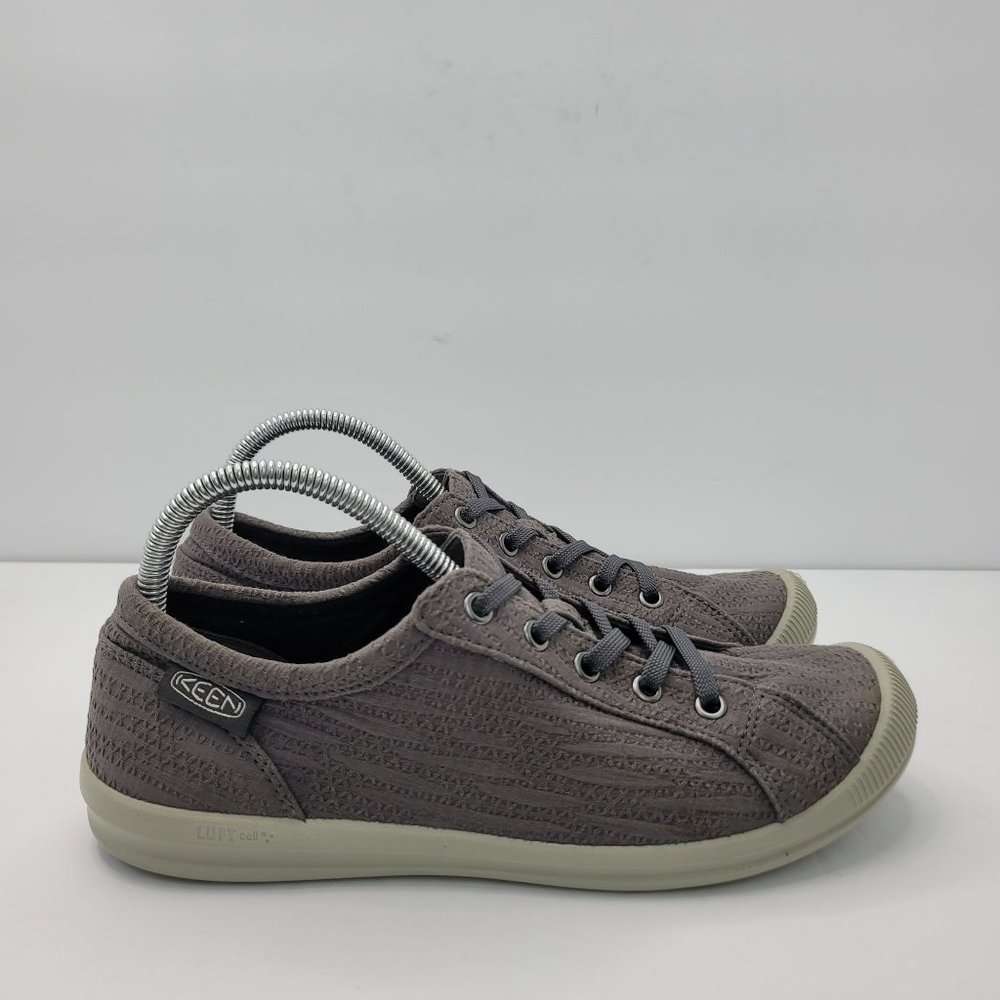 Keen Lorelai Luft Cell Women's Gray White Walking Shoes US Size 8.5